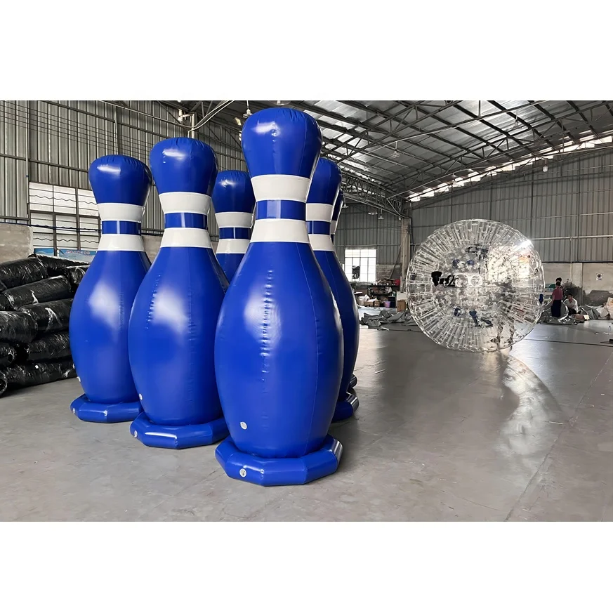 

2024 New Inflatable Human Bowling with Zorb Ball and Bump for Adults and Children