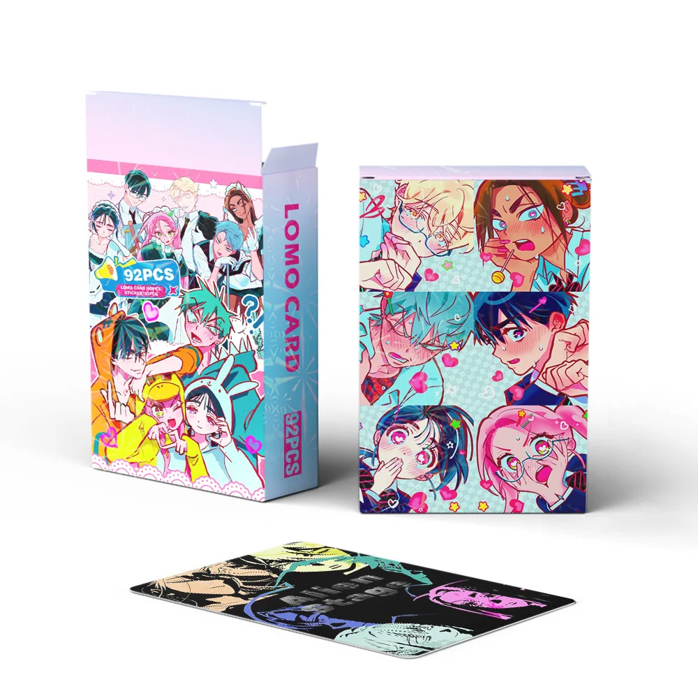 New 60+32Pcs/Set Alien Stage Card Mini Sticker Luka Ivan Mizi Sua Till Hyuna Printing Card Anime Game Collection Cards Fans Gift