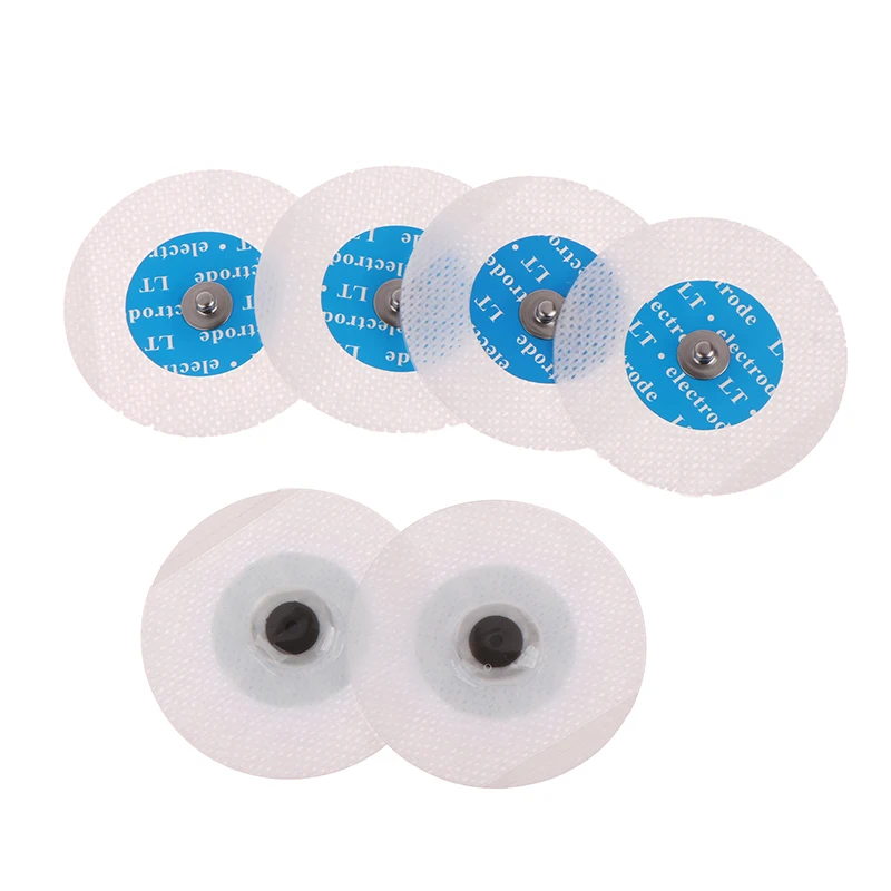 50 Pcs Disposable ECG Electrodes Medical Electrode Patch EKG Accessories Non-woven ECG Electrode Pads