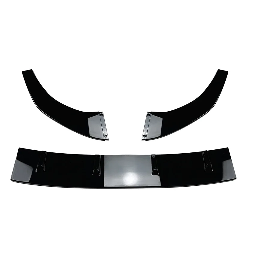 For VW Golf MK8 Golf 8 GTI GTD GTE R-Line 2020-2023 Front Bumper Lip Spoiler Maxton Style Diffuser Splitter Chin Trims