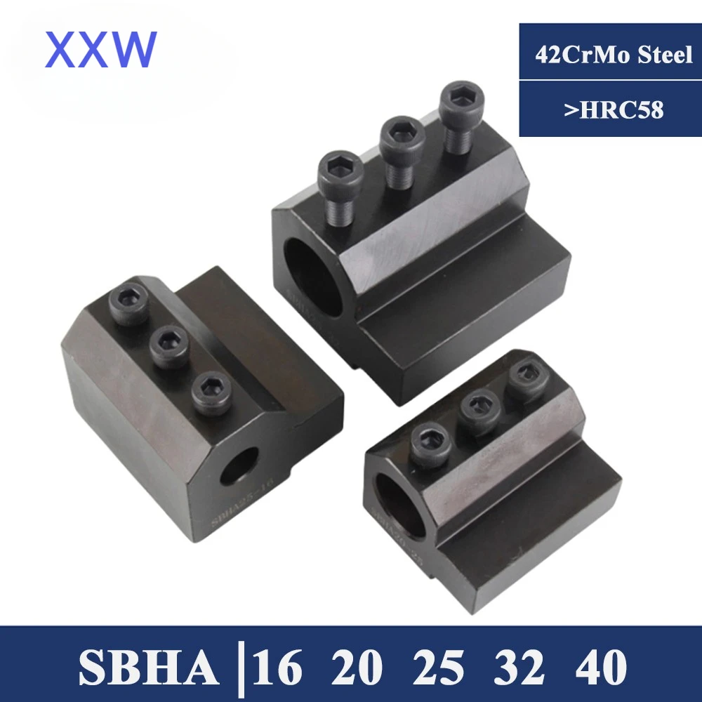 XXW SBHA16 20 25 32 40 portautensili per tornio manicotto guida diametro interno portautensili ausiliario assorbimento degli urti gambo dritto SBHA