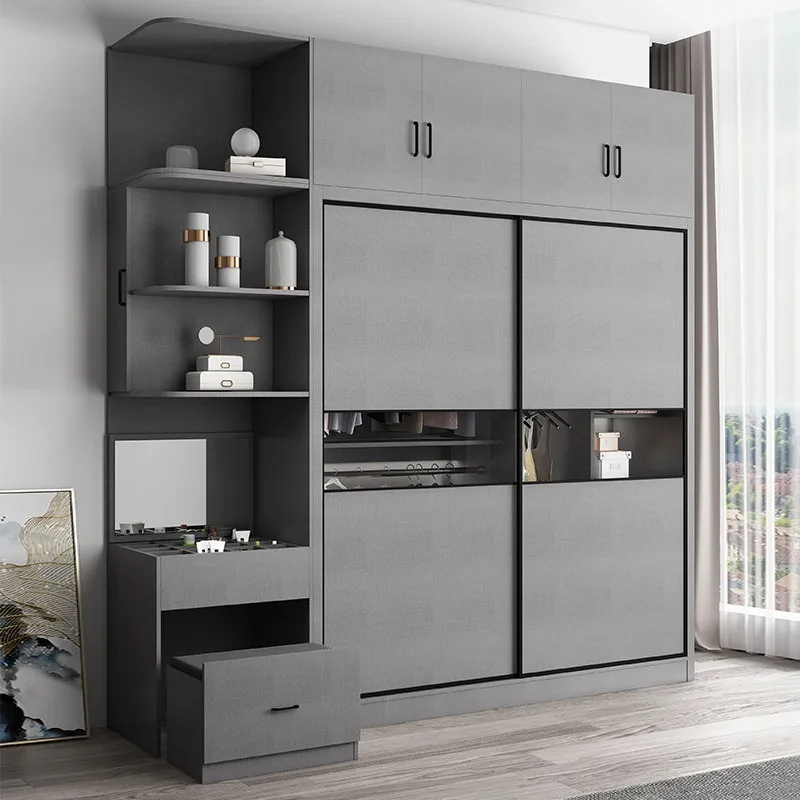 

Nordic Minimalist Wardrobe Shelf Standing Organizer Adults Wardrobe Modern Large Vestidores De Armario Abiertos Ropero Furniture