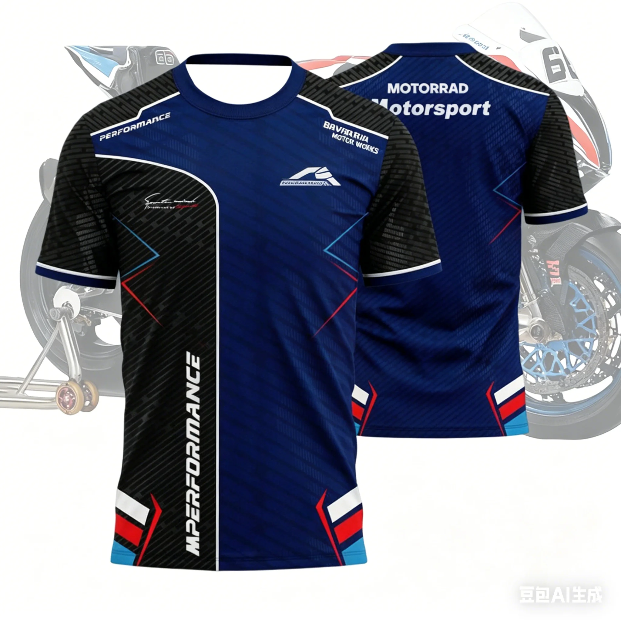 

2026 Motorrad Motorsport Racing T-shirt Men's Short Sleeve Breathable Tee M Performance Print Casual Motorcycle Sportswear Top