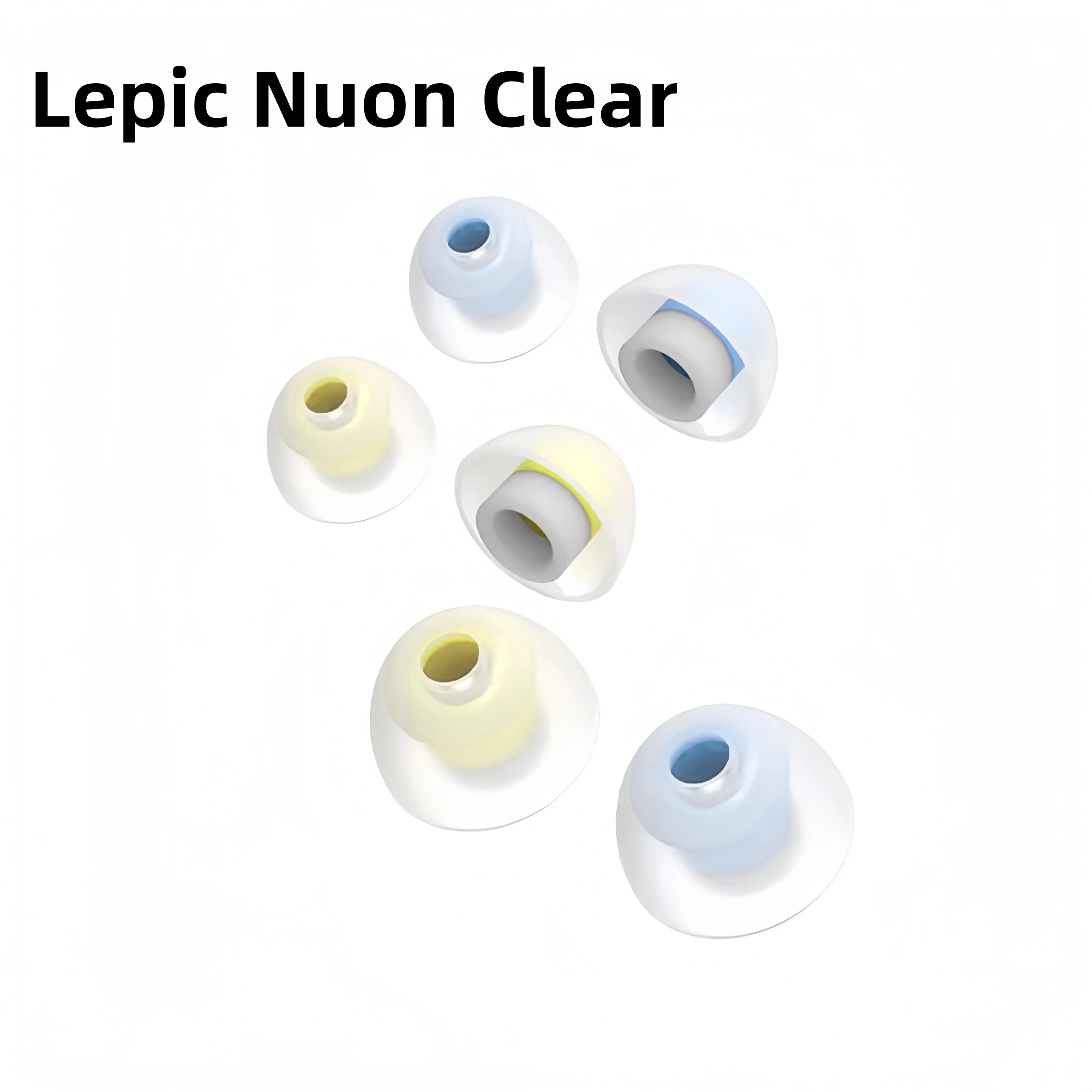 

Lepic Nuon Clear Spatial Eartips 3rd Generation Eartips Noise Cancelling Earbuds, Female Vocal Enhance Instrumental