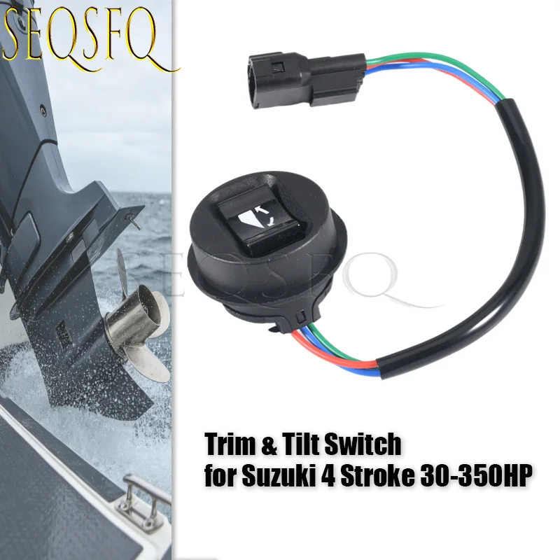 Outboard Trim & Tilt Switch 37850-92J00 for Suzuki Boat Engine 4 Stroke 30-350HP DF 150 175 200 225 250 300