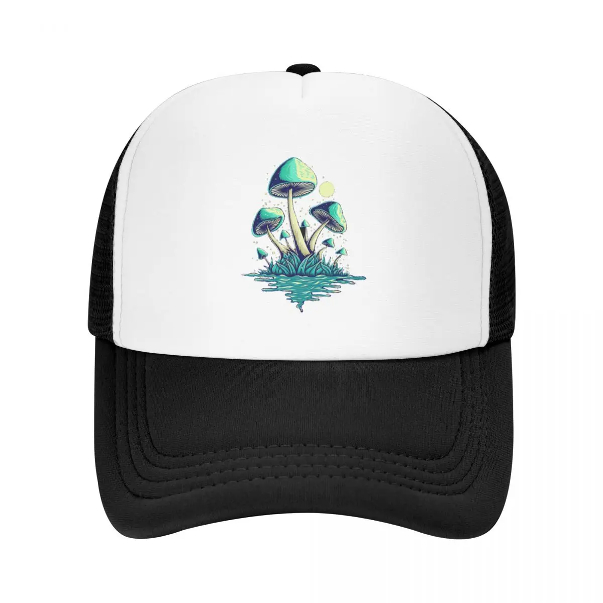 Magic Mushroom Design Baseball Cap dad hat Military Tactical Cap Boy Child Women's