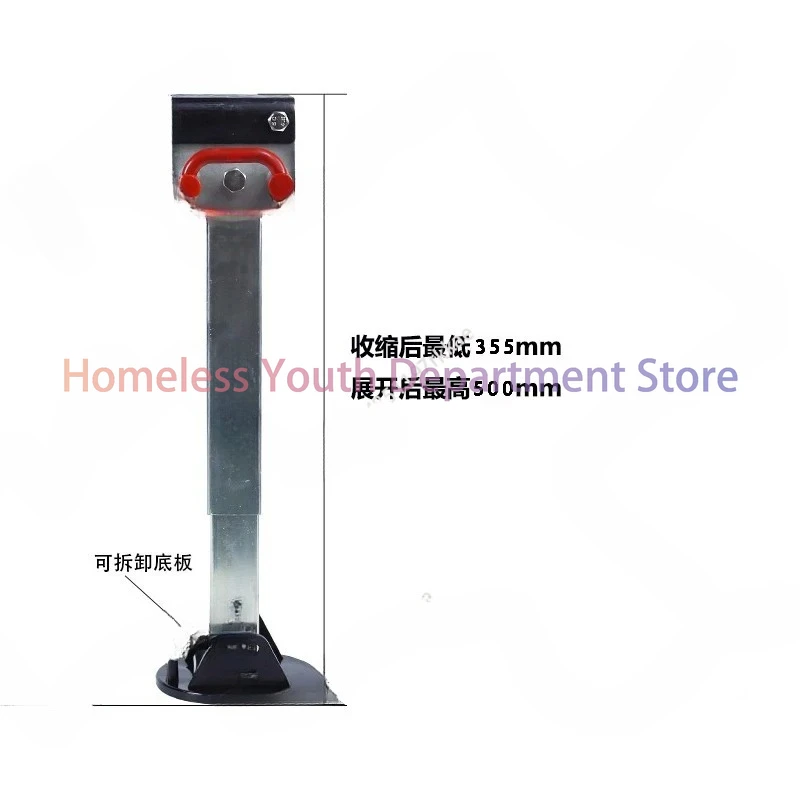

90 degree folding RV heavy duty outriggers handle trailer jack hand crank balance support modification