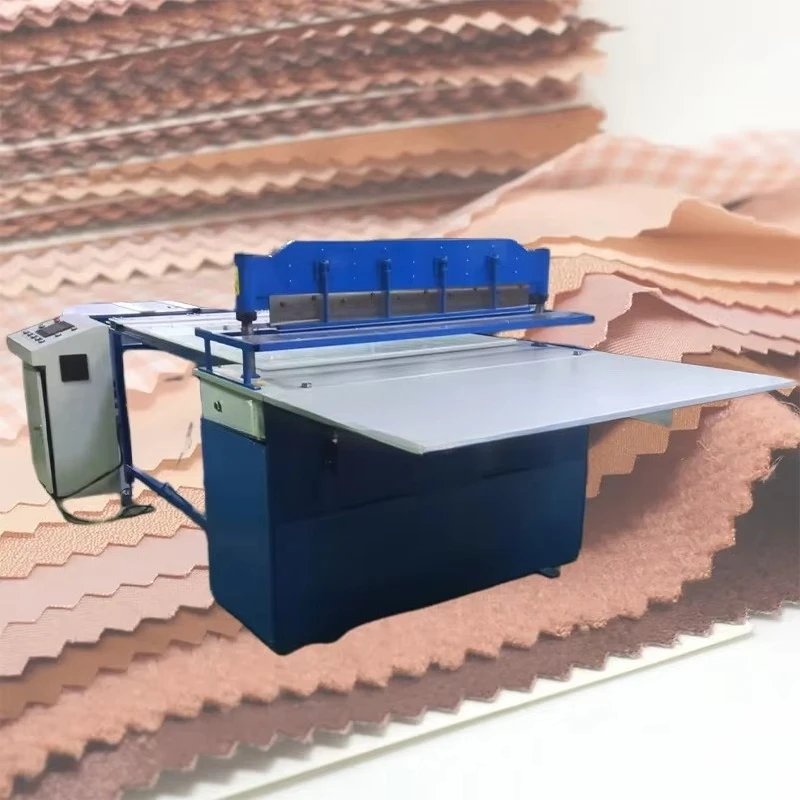 CNC Full Automatic Textile Sample Cutting Machine Swatch Cutter Zig Zag Fabric Sample Cutting Machine
