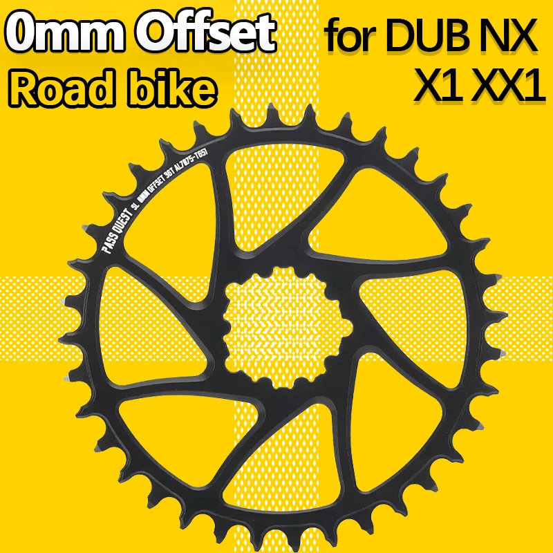 0mm Offset Chainring for SRAM NX XX1 Eagle Narrow Wide Chainring  Road Bike 28T 30T 32T 34T 36T 38T 40T 42T 44T 46T 48T