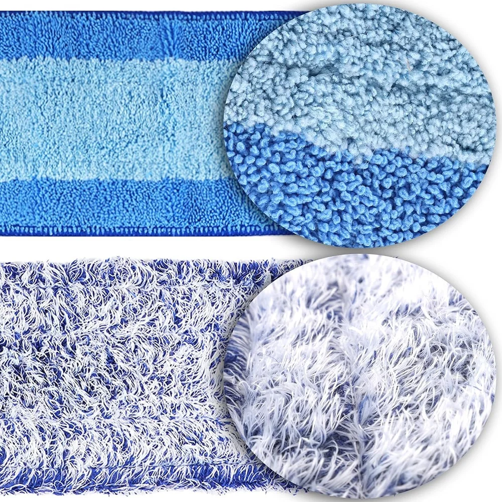 6PCS Mop Pads for Bona, Washable Microfiber Floor Cleaner Cleaning Pad Reusable Mop Pads Hardwood and Multi-Surface