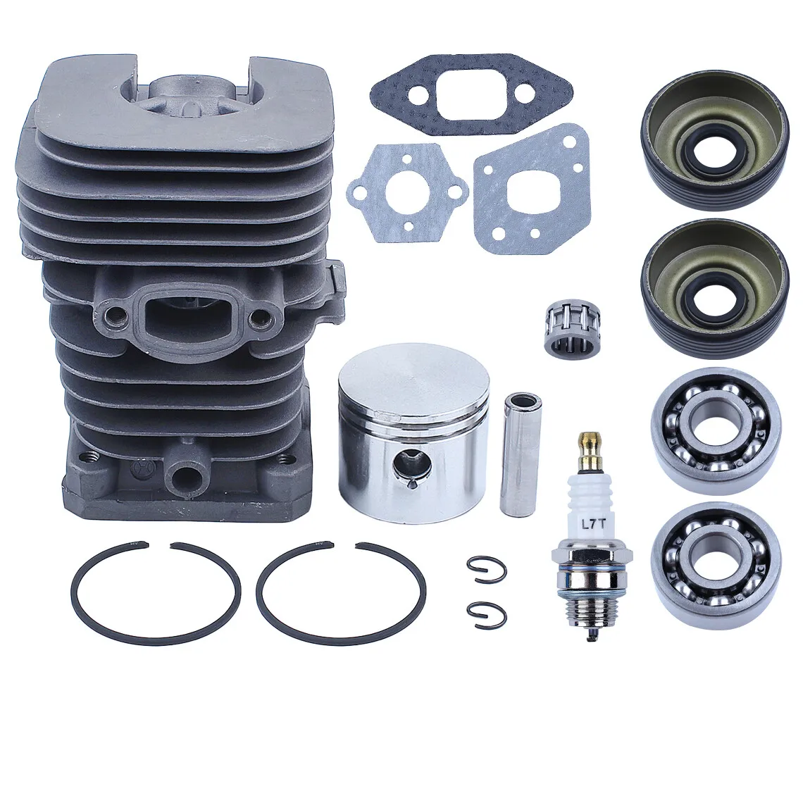 41.1mm Cylinder Piston Kit For Jonsered CS2137 CS2138 2035 Chainsaw Spark Plug