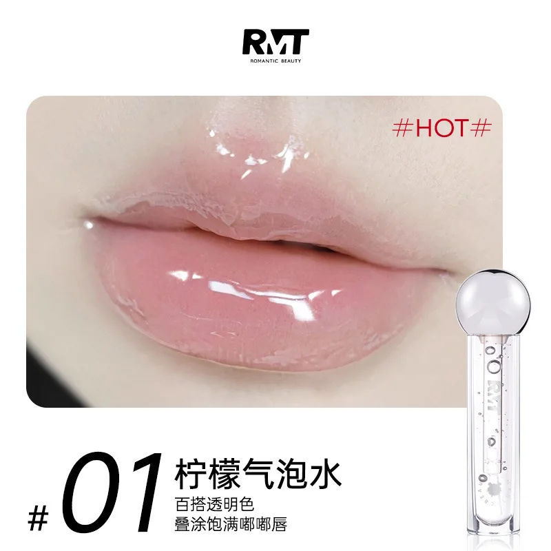 RMT Bobo Lip Oil Stack Batom Gloss Lip Gloss Hidratante Lip Oil Hidratante Essência Gloss