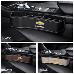 Multifunctional Car Seat Crevice Storage Box Seat Gap Slit Pocket Manager for Chevrolet Silverado Suburban Tahoe Terrain Acadia