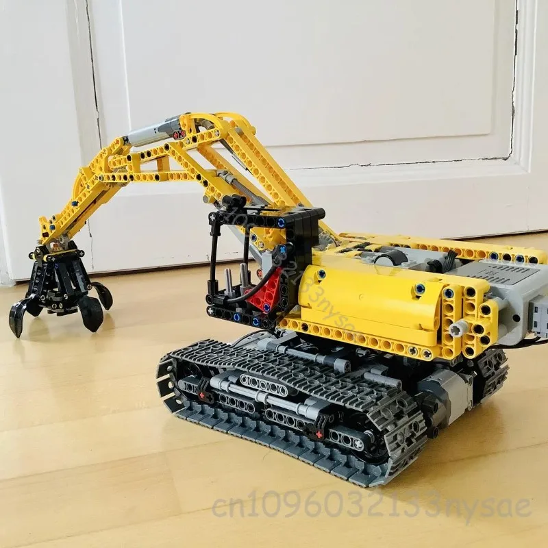 Nueva versión MOD 42006 excavadora técnica completa RC funciones de potencia conjunto ladrillos modelo ensamblar ladrillos DIY juguete niños regalos de cumpleaños