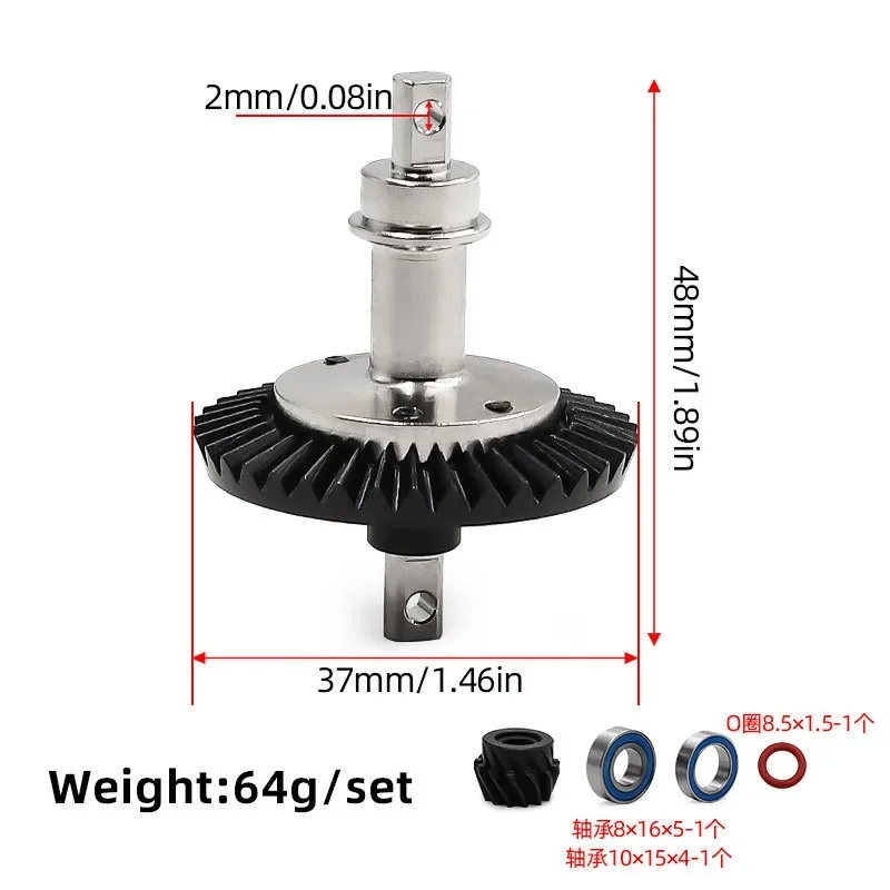 Staal Voor Achter Slipper Clutch Gear voor Trxs Slash 4x4 VXL Stampede Rustler XO-1 RC Auto Upgrade onderdelen Accessoires