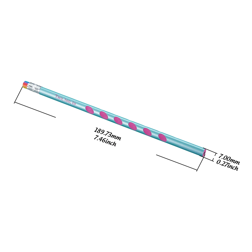 Customized Text Thick Pencil Triangle Rod HB Wooden Pencil Child Painting Writing Correction Writing Posture Stationery Supplies