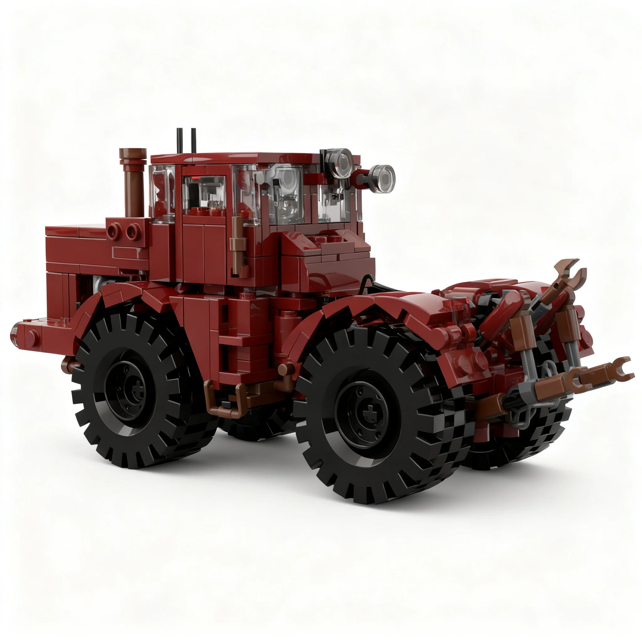 469pcs MOC City Farm Kirovets K-701 Model Building Blocks Creative Education Birthday Brick Art Display Assemble Collection 3D