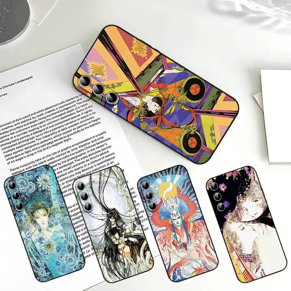 Art W-Yoshitaka A-Amano Slim Shockproof Protective Phone Case For Samsung S24/S25/S22/S30/Note20/Lite/Ultra/5G/Plus/FE