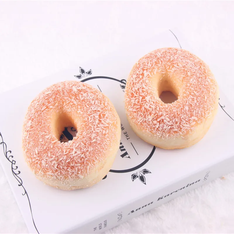 スクイーズスウィート食品クリエイティブシミュレーションブレッドトーストドーナツスロー圧力上昇ストレス解消おもちゃ汚れの多い人のデスクトップ