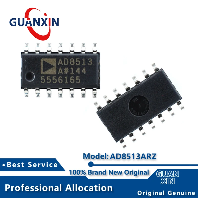 100% New  electronics AD8513ARZ AD8513ARZ-REEL AD8513ARZ-REEL7 SOIC-14 Marking AD8513A AD8513