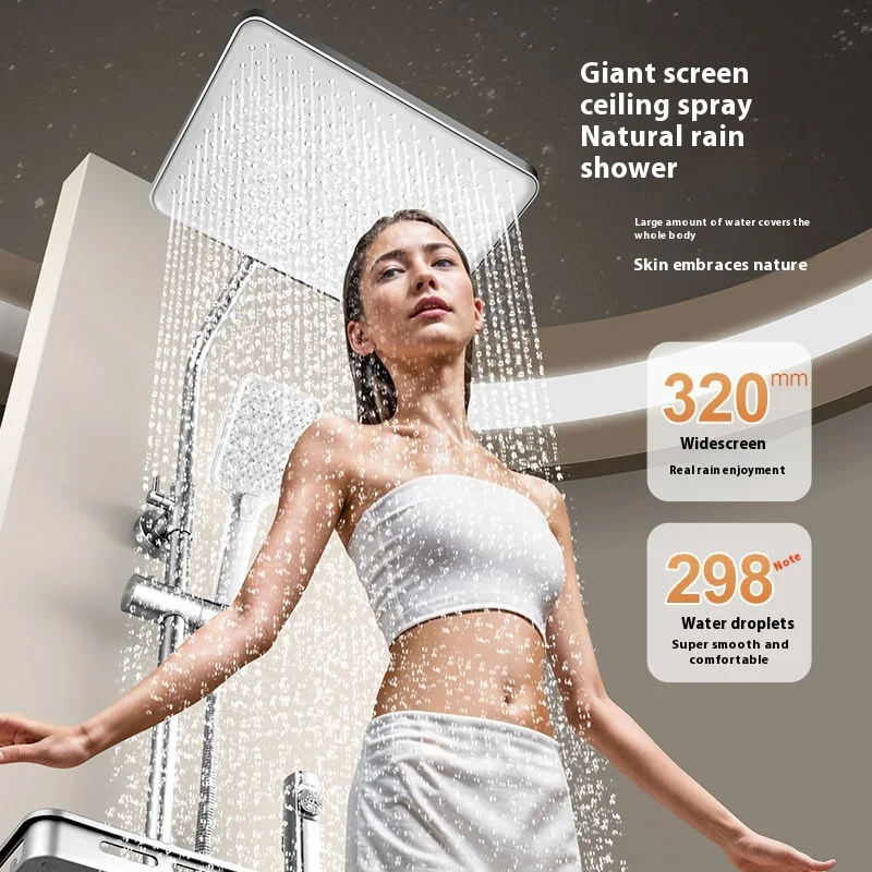 

Super-strong pressurized shower head, universal bathroom pressurized large-water-output shower lotus head