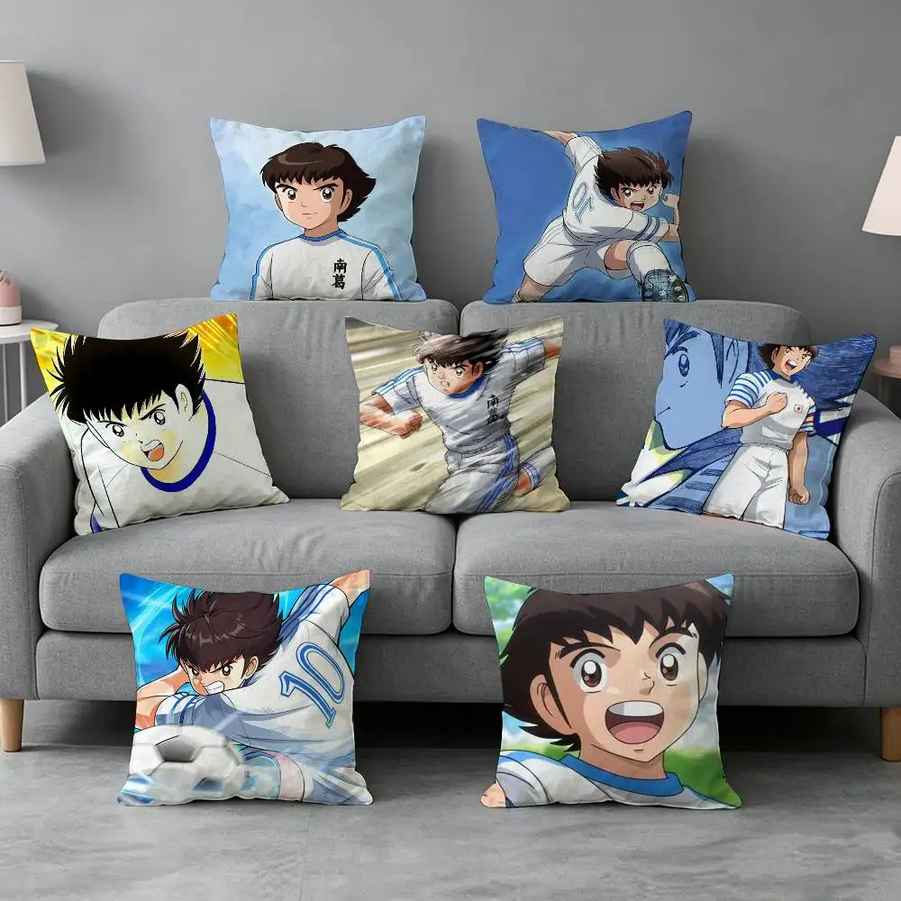 Captain T-Tsubasa Anime-e Pillow cover Simple solid color design Surprise For Multiple Bedroom Styles.