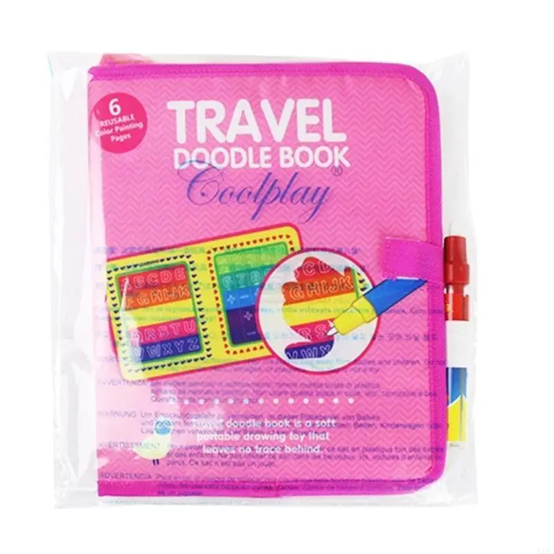 

Reusable Water Coloring Book for Toddler Early Learning Toy Doodling Book