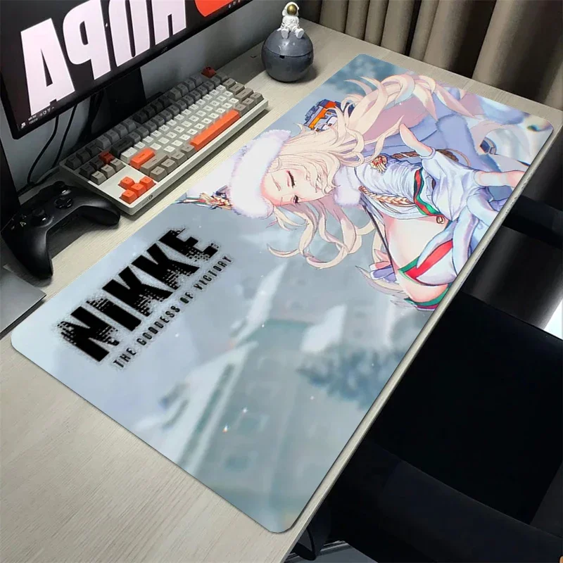 Nikke the Goddess of Victory Mousepad Large Mouse Pad Xxl Computer Desk Accessories Office Gamer Cabinet Anime Keyboard Pc Table