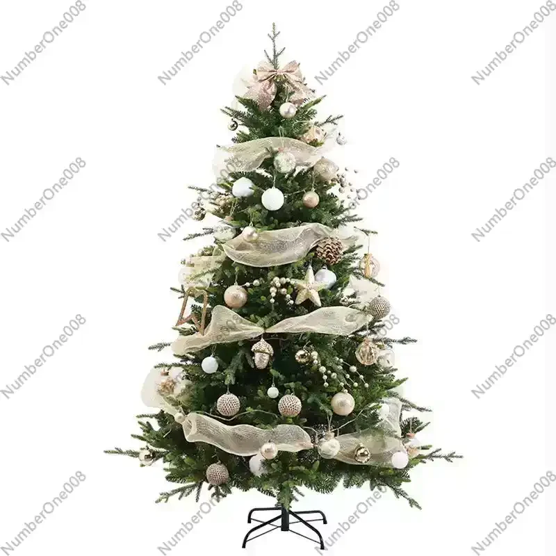 180CM Simulated Christmas Tree PE + PVC Mixed Artificial Christmas Tree Set Ornament Christmas Decoration Gift Box Set Xmas 2025