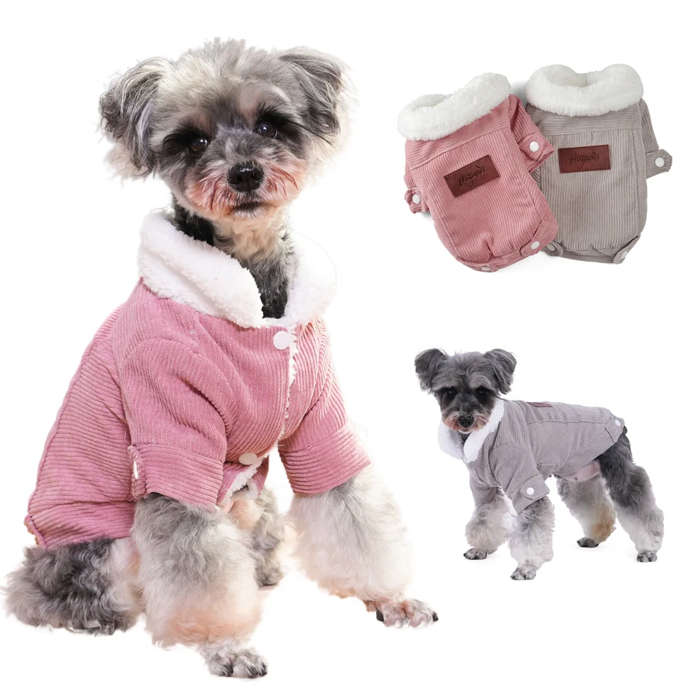 Haustier-Hundejacke für kleine und mittelgroße Hunde, Katze, winddicht, Winter, warme Outfits, weicher Fleece-Hundemantel, Katzenkleidung, Schnauzer-Mops-Kostüme