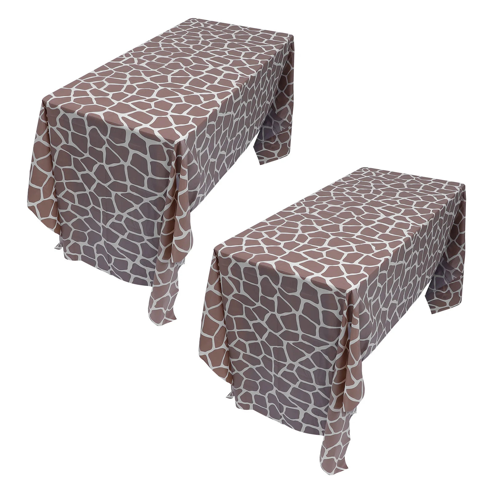 2 قطعة مقاوم للماء نمط جميل غطاء الطاولة الزخرفية لمكتب الغطاء الواقي المنزل حفلة مفرش طاولة شاي النفط برهان #5