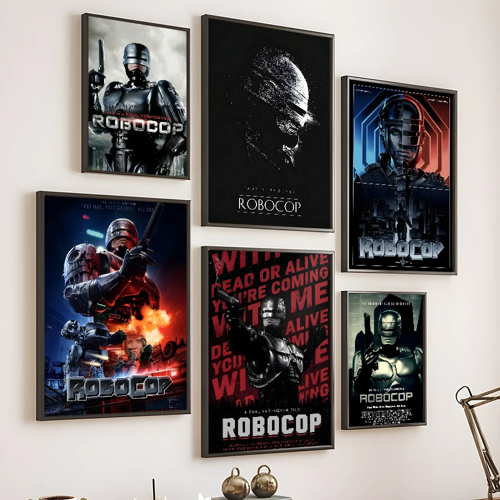 

Old Film R-Robocop Movie Stick Cool Li-te Poster Wall Art Painting Study Nordic Home Decor