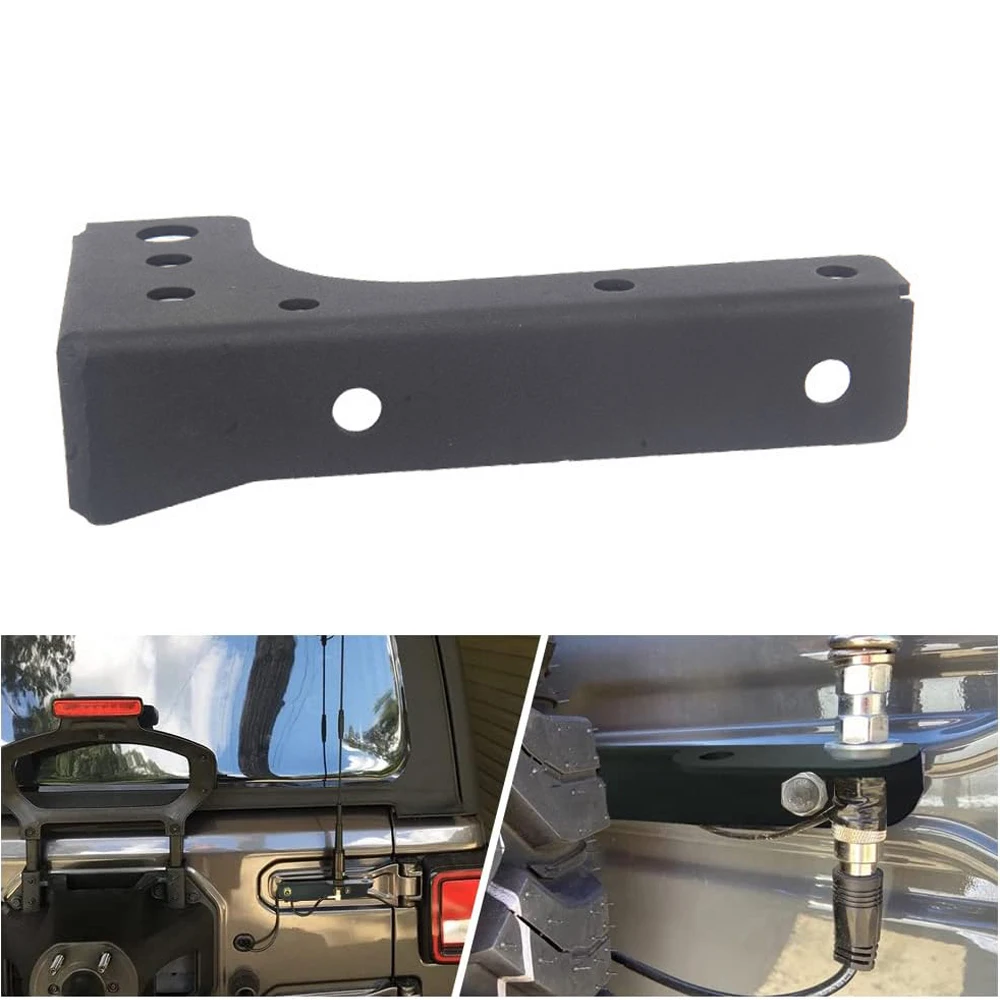 

Car Tailgate CB Antenna Mount Flag Holder Whip Mounting Bracket Kit For Jeep Wrangler JL JLU 2018-2023