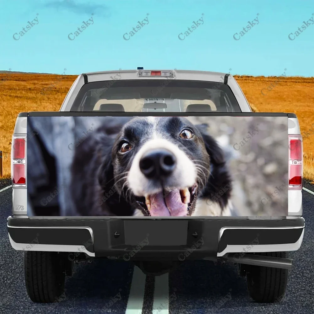 

Border Collie Truck Tailgate Wrap HD Decal Graphics Universal Fit for Full Size Trucks Weatherproof & Car Wash Safe