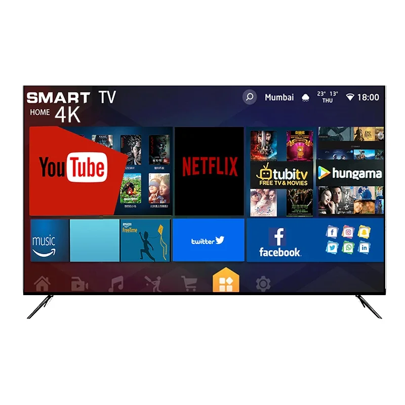 

Smart Led Tv Full Hd 32inch 40inch 50inch 60inch 3d SUNSANXIN DSC Black USB OEM Item Bathroom Color Support Signal USB VGA Inp