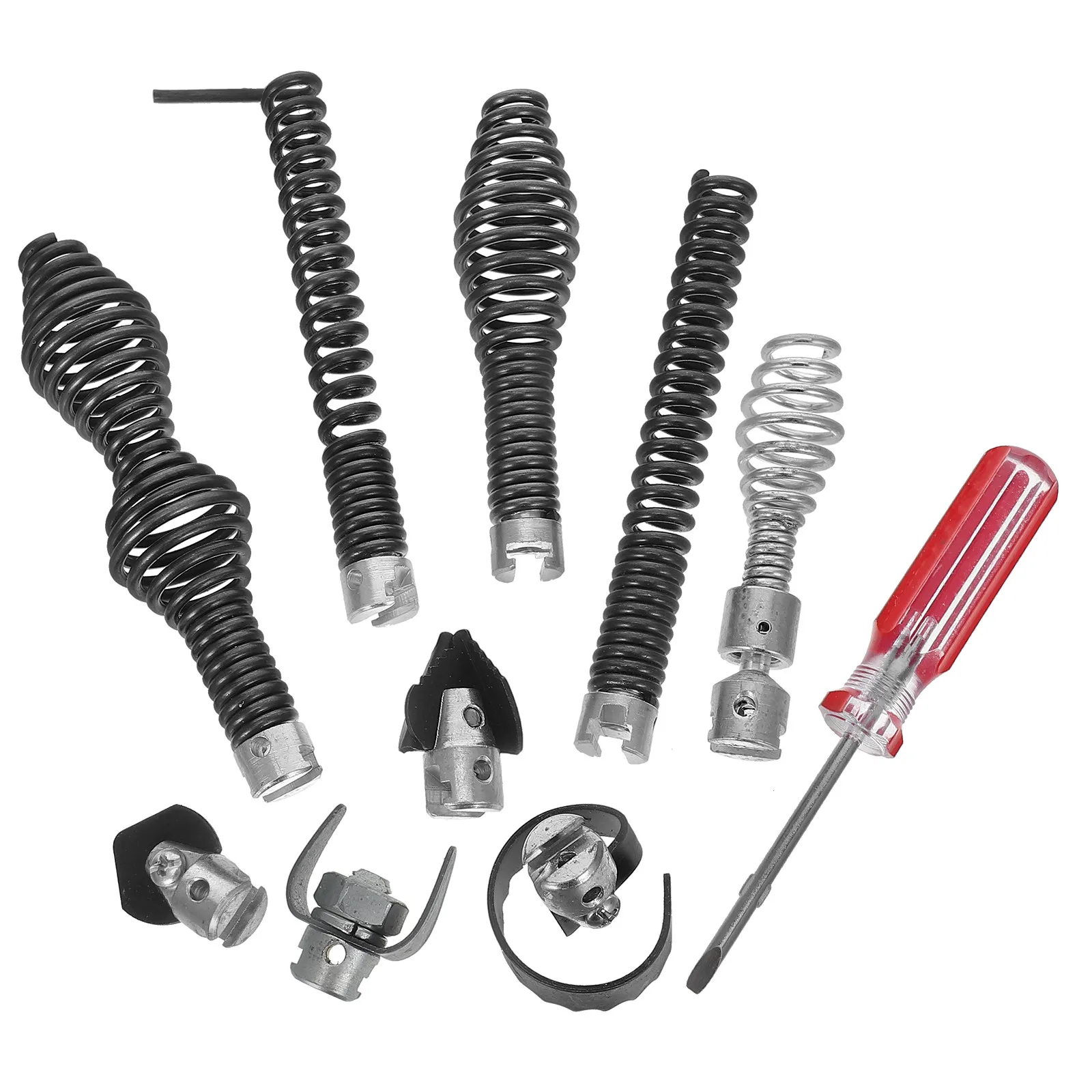 1Set Drain Cleaning Tool Sewer Cleaner Cutter Heads 0.63 Inch Side Cutter Blade Pipe Cleaning Machine Attachments for Hair - view 2