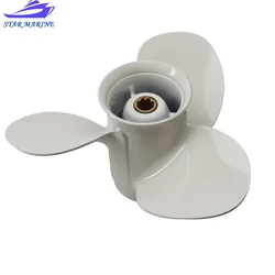63V-45947-00-EL Outboard Propeller 9 1/4*8 For Yamaha 9.9 HP-20HP Aluminum Alloy Screw 3 Blades 8 Tooth Spline 63V-45947-01-00