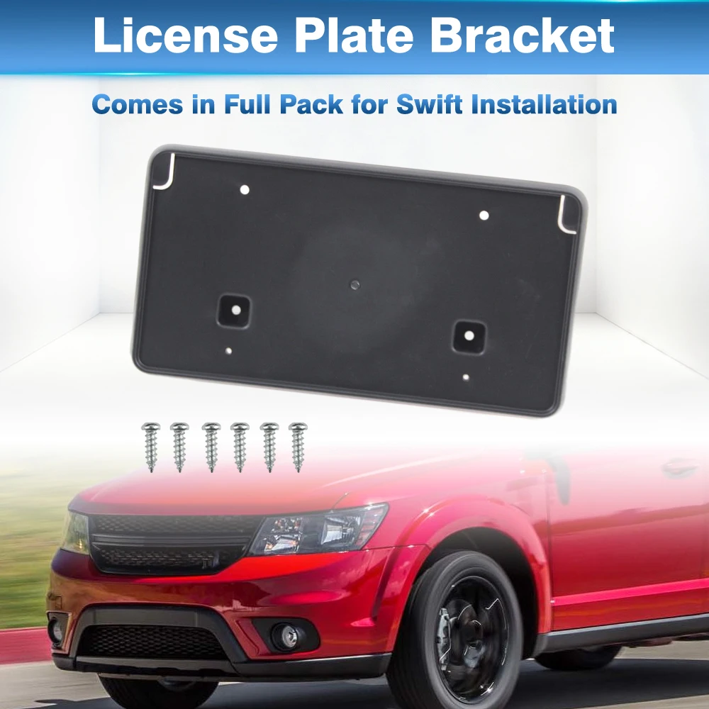 Car Front Bumper License Plate Bracket Accessories For Dodge Journey AVP Crew GT Limited R/T SE Express SXT CH1068140 68140112AC