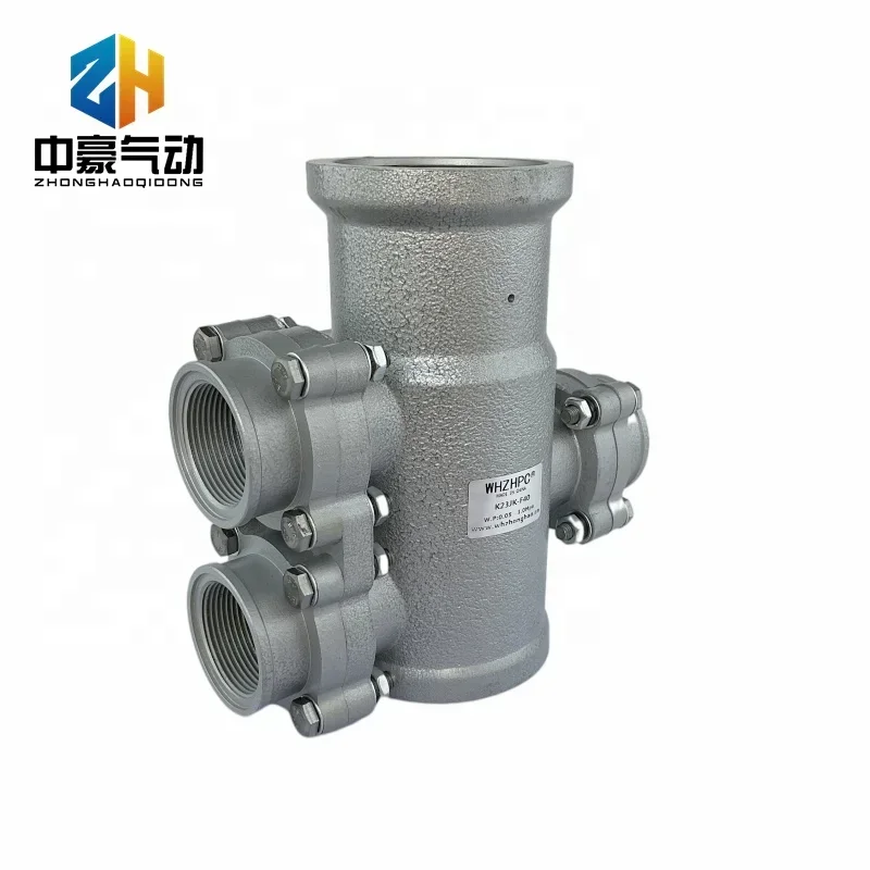 k23JK-F50 Two-position three-way pneumatic shut-off valve Zhonghao factory direct sales  pneumatic control valve
