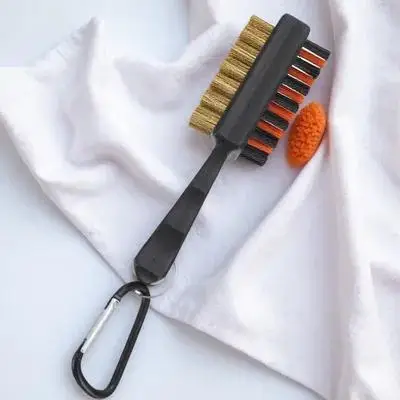 

Double-Sided Golfs Brush Steel Wire Golfing Club Cleaner Professional Durable Golf Club Scrubber Golfs Clean Brush