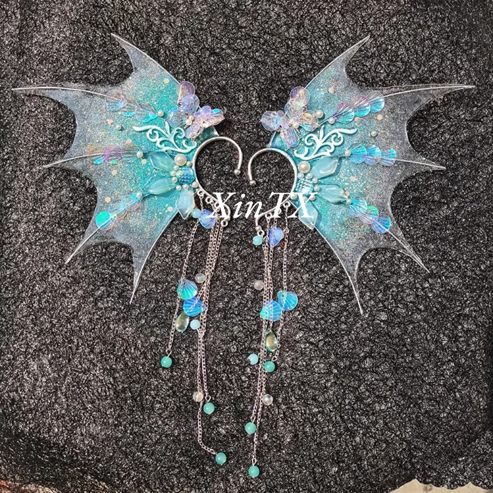 Adult Mermaid Tail Woman Bikini Mermaid Ears Cosplay Aquarium Swimming Show Pool  Party Professionally Designed Custom Sizes