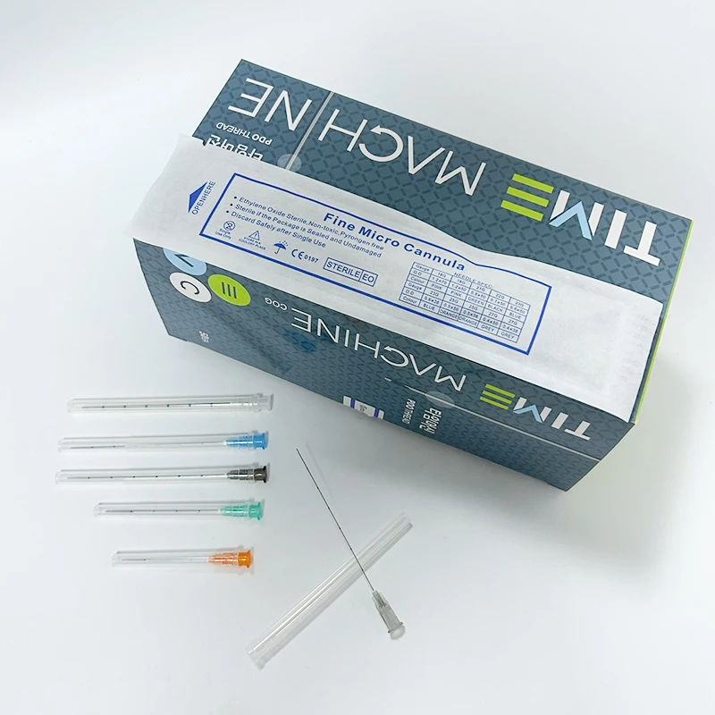50pcs/box Cannula 18G 21G 22G 23G 25G 27G 38mm 50mm 70mm Blunt Tip Micro Cannula Needle