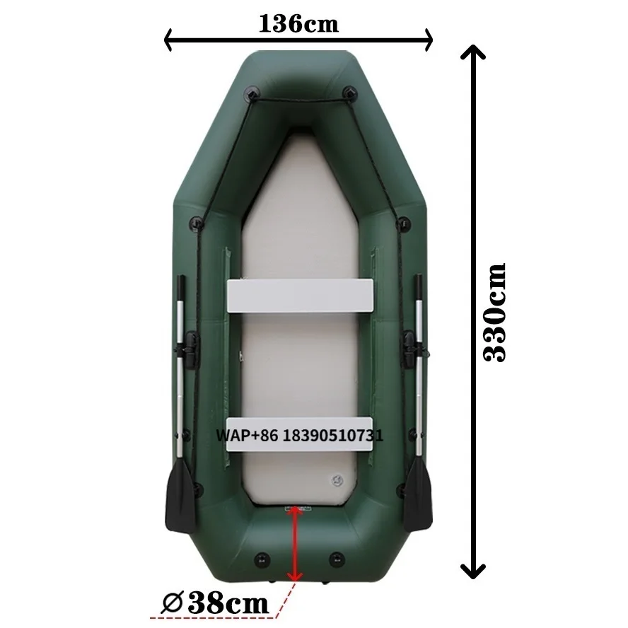 

Solarmarine CE 5-6 people 3.3m inflatable fishing boat fishing lifestyle China factory