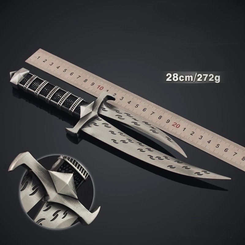 28 ซม.ใหม่หนีจาก Tarkov เกม Poison มีดโลหะอาวุธและ Props ตกแต่งเครื่องประดับของขวัญวันเกิดของเล่น