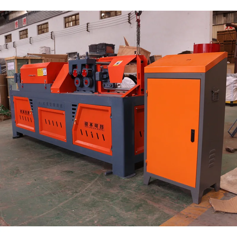 

Машина для выпрямления стальных металлических труб с ЧПУ Автоматическая машина для выпрямления металлических труб