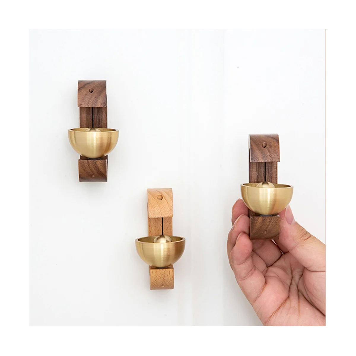 خشبية الرياح باب الثلاجة جرس ، جرس الباب الزخرفية ، لطيف ، مدخل الصوت لطيف