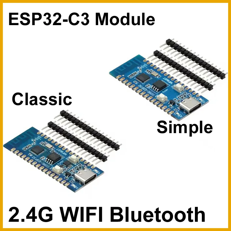 For ESP32-C3 Core Board Development Board 2.4G WIFI Bluetooth-compatible Module TYPE-C CH343P 32Pin Verifying ESP32C3 Chip