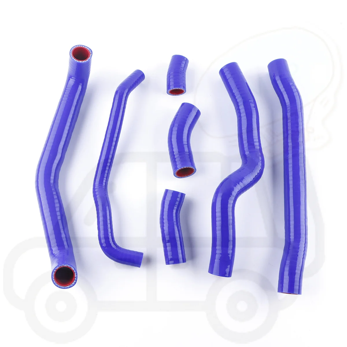 

7PCS 3PLY Motorcycle Silicone Radiator Tube Hose For 1997-2006 Honda Firestorm SuperHawk 1000 VTR100F 1998 1999 2000 2001 2002