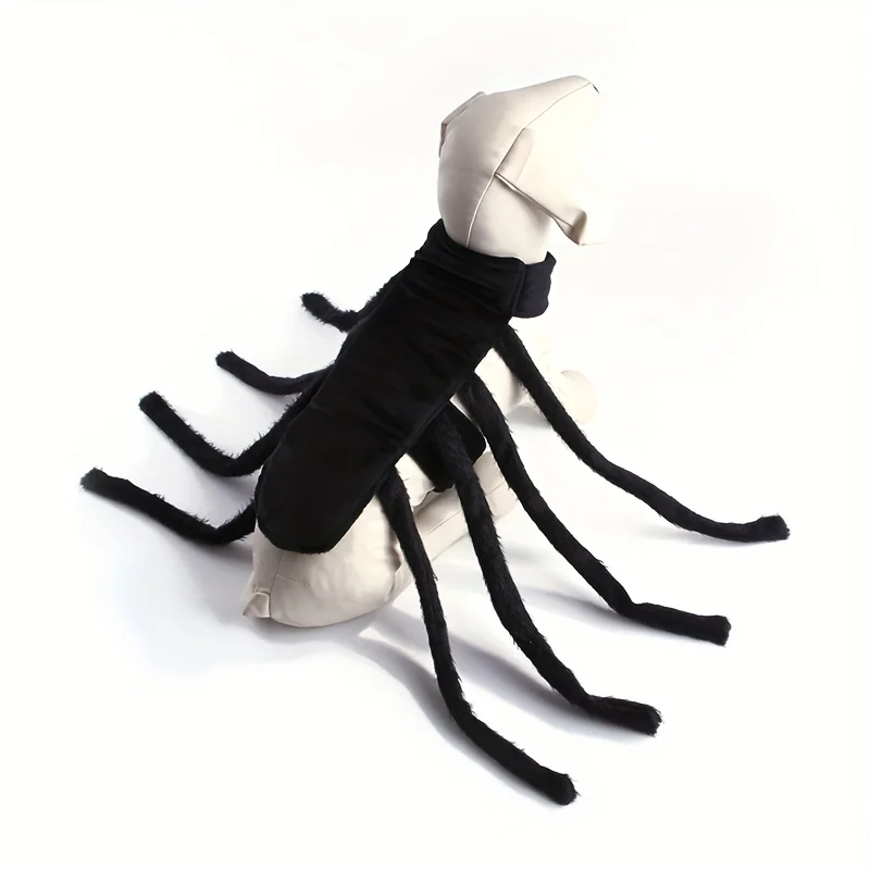 Pet Halloween Funny Spider Chest Back Kreatywny kostium pająka dla psa Pet Halloween Cosplay Dress Up Akcesoria do kostiumów