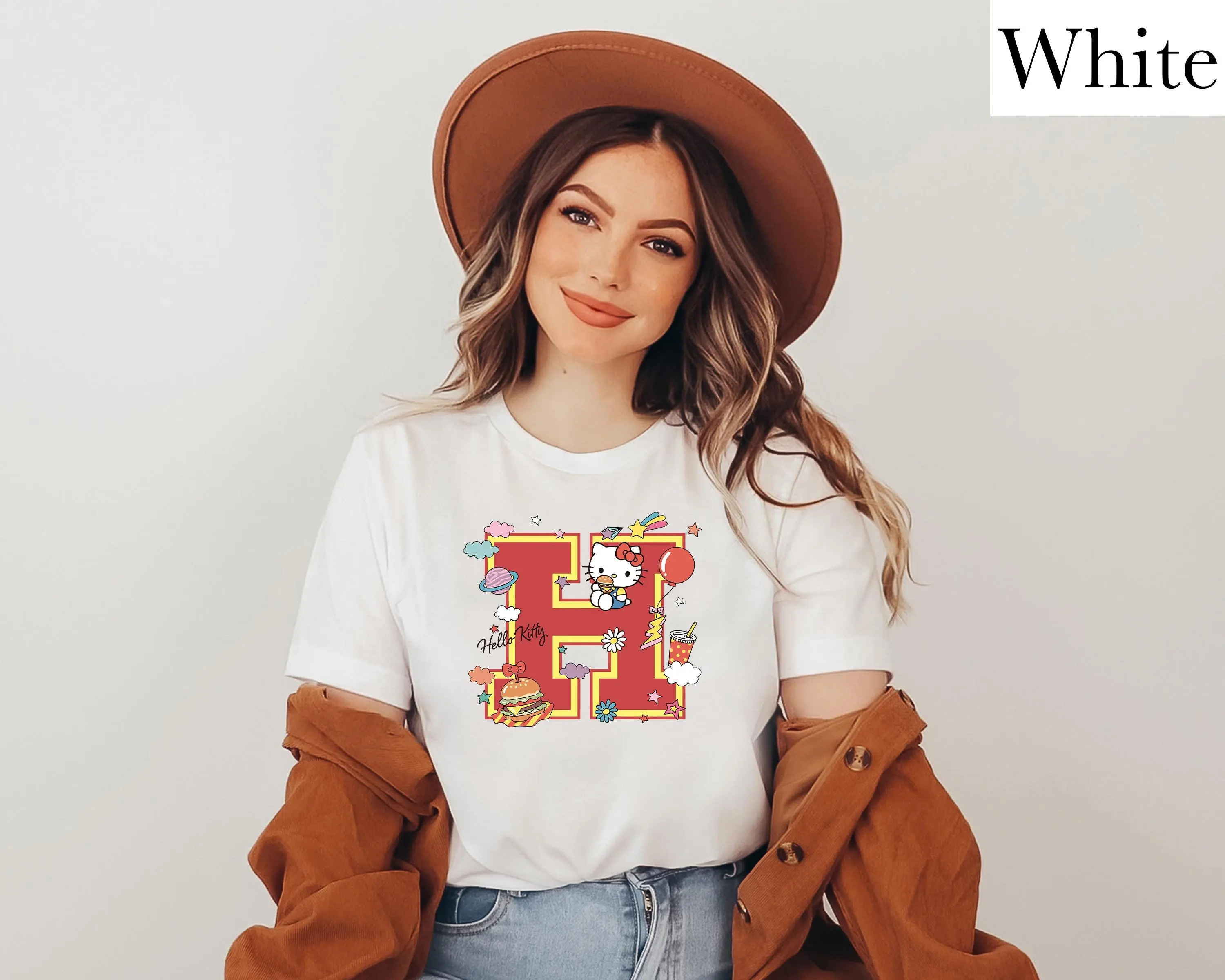 

Kitty Shirt Sweatshirt & Hoodie Y2K Inspired Matching Shirt Hello Cat Shirt Kawaii Shirt Kitty Group Shirt